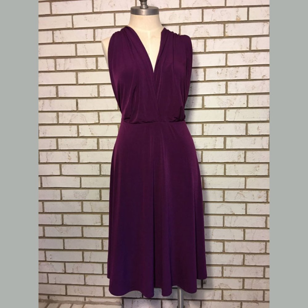 Massimo | Purple Multi-Style Dress |  SZ L